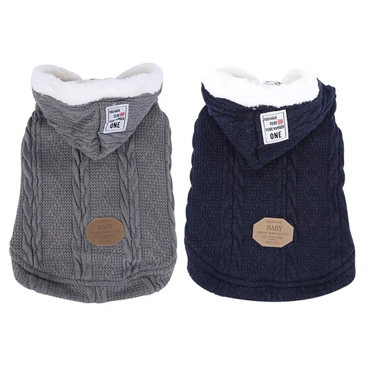 Thick Fleece Hooded Sweater