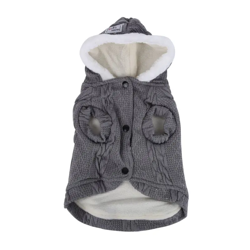 Thick Fleece Hooded Sweater