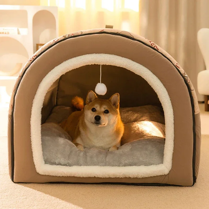 Cozy Dog House with Super Soft Bed