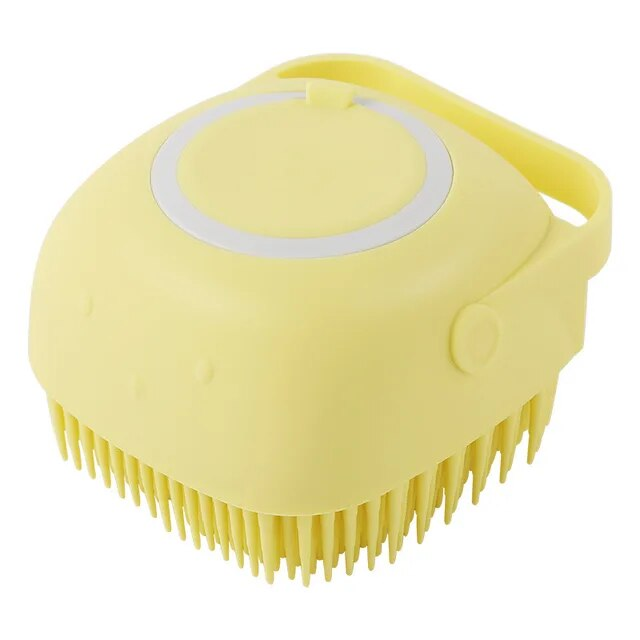 Shampoo Soap Dispensing Silicone Pet Bath Brush