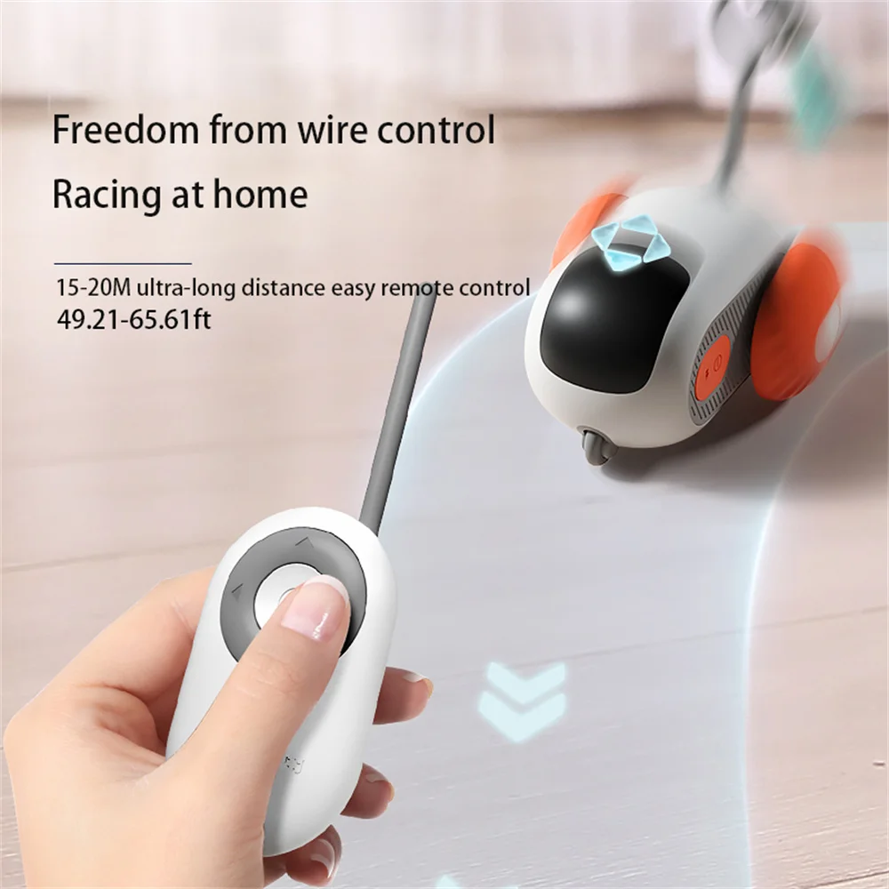 Crazy-Joy Car 2 in 1 Smart Remote Control Car Cat Toy