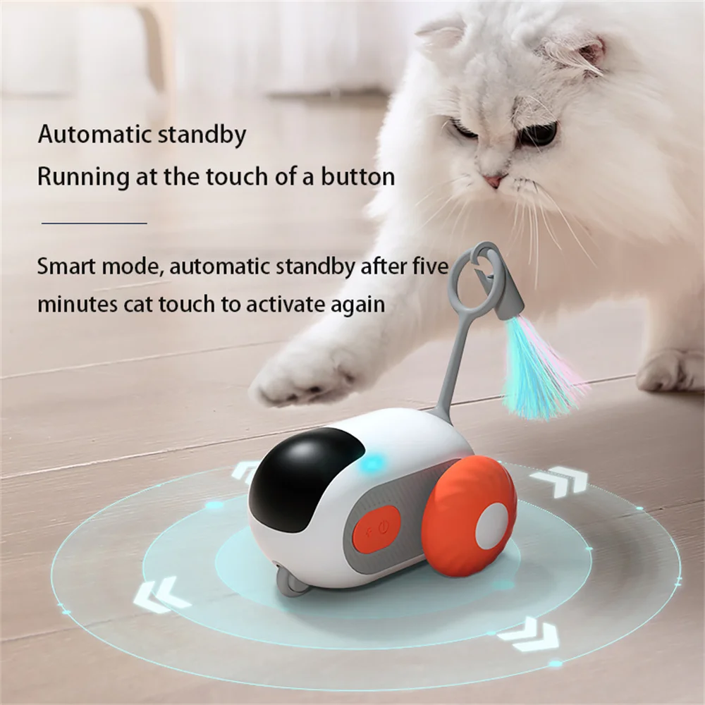 Crazy-Joy Car 2 in 1 Smart Remote Control Car Cat Toy