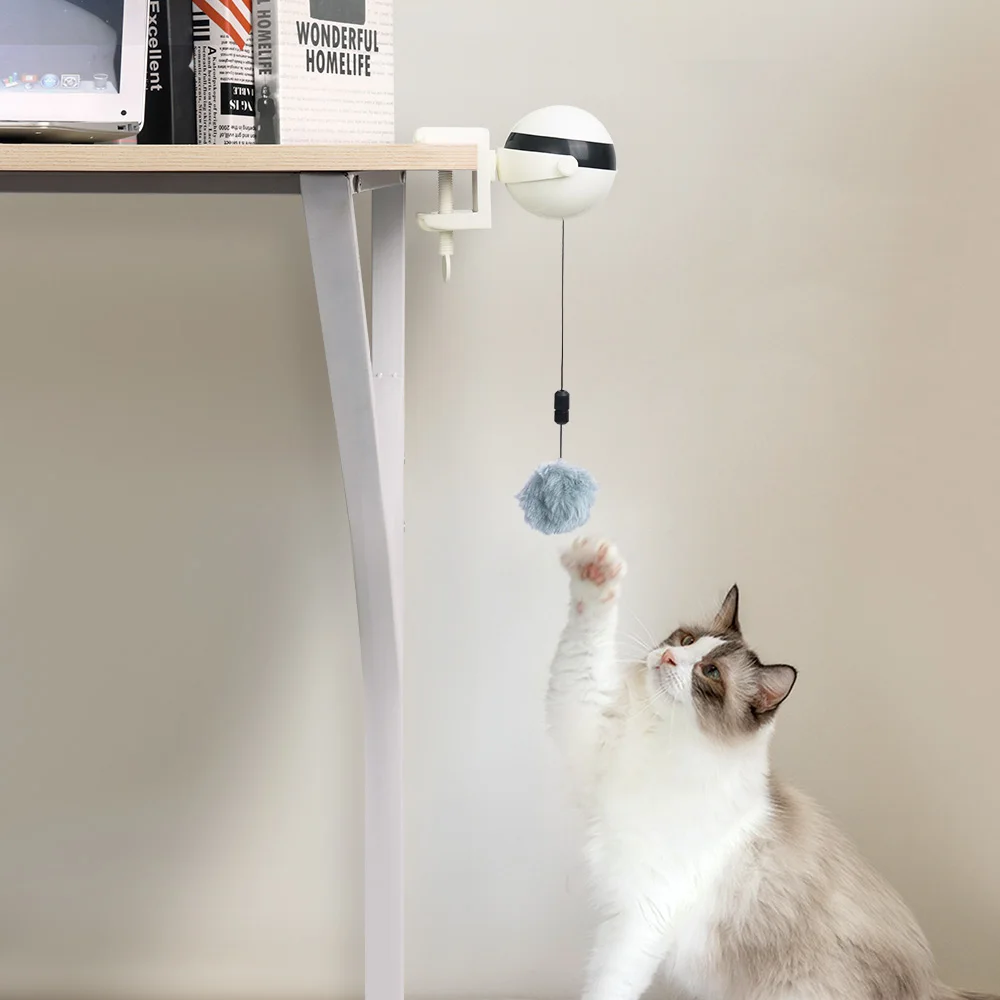 Automatisches, selbsthebendes Yo-Yo-Ball, elektrisches Spielzeug für Katzen