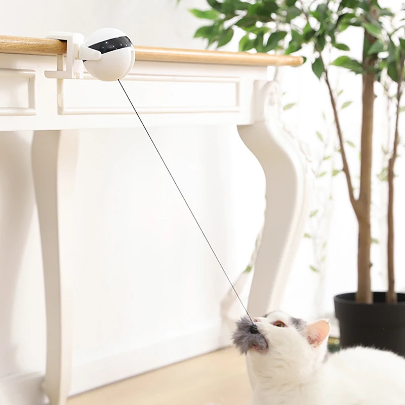 Automatisches, selbsthebendes Yo-Yo-Ball, elektrisches Spielzeug für Katzen