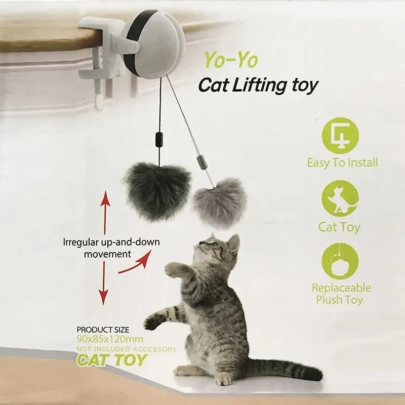 YoYo Automatic Lifting Ball Cat Toy