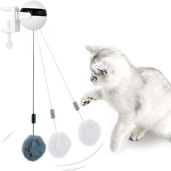 Automatisches, selbsthebendes Yo-Yo-Ball, elektrisches Spielzeug für Katzen