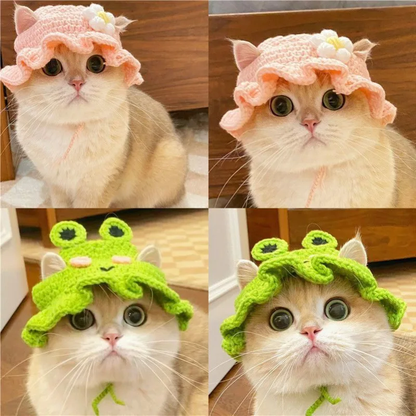 Adorable Crochet Pet Hat