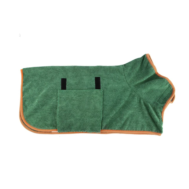 Quick Dry Microfiber Dog Bathrobe Coat