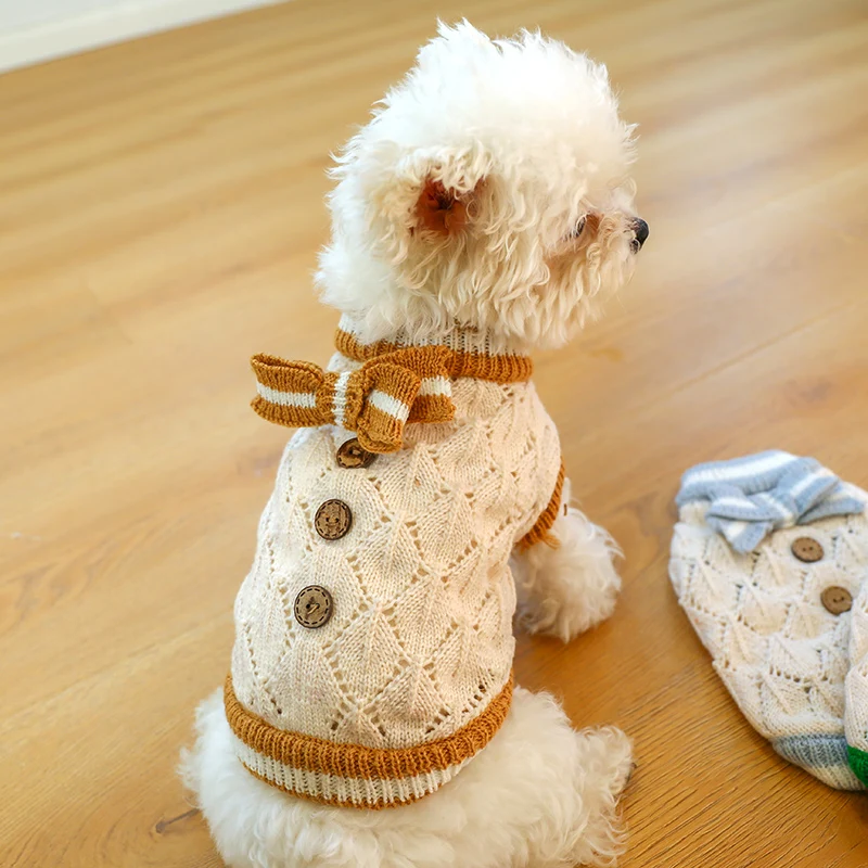 Cute Knitted Bow Sweater