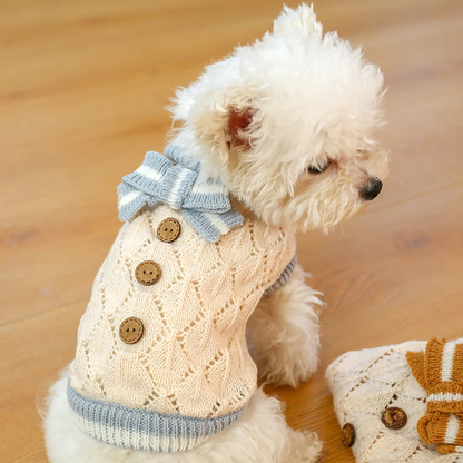 Cute Knitted Bow Sweater