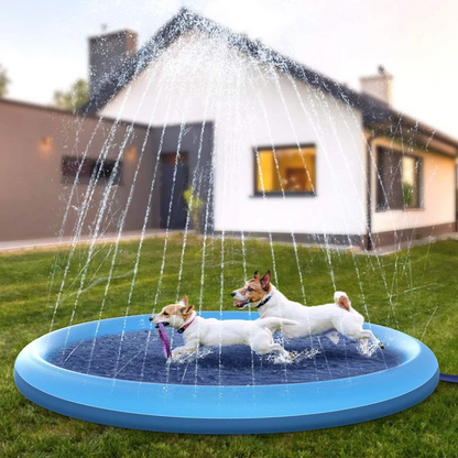 Summer Dog Pool Fountain