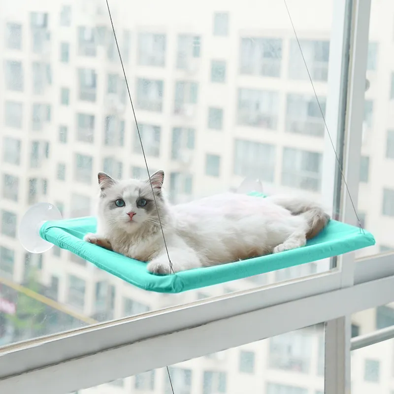 Fenster-Katzenbett-Hängematte, robuster, sonniger Fenstersitz zum Aufhängen