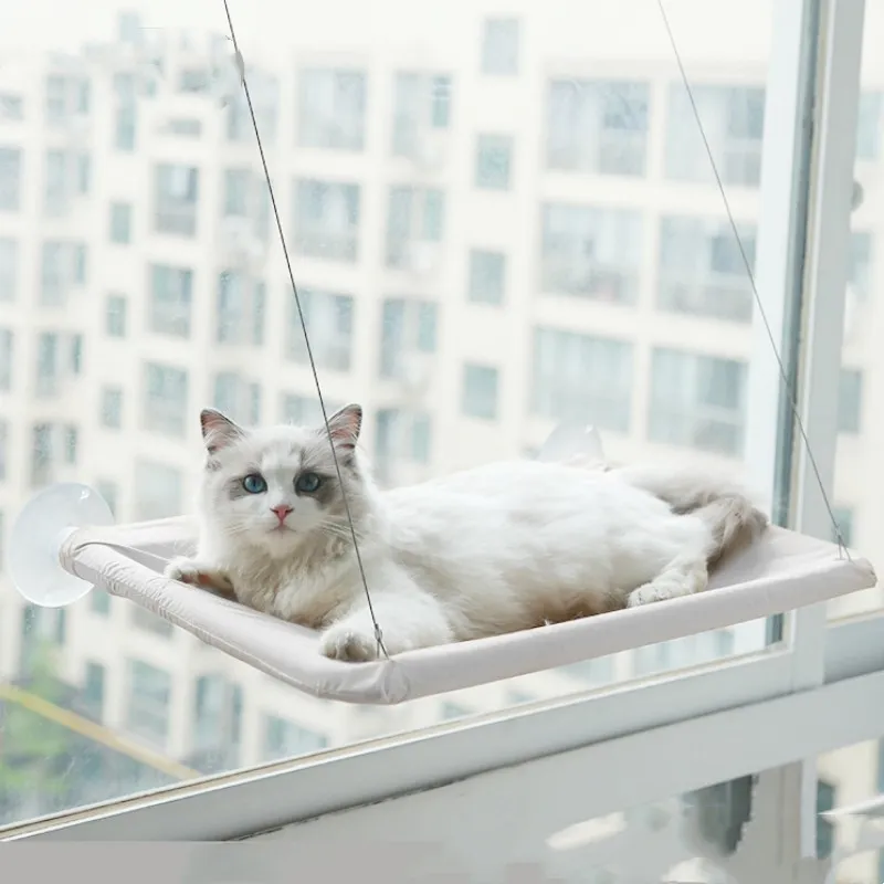 Fenster-Katzenbett-Hängematte, robuster, sonniger Fenstersitz zum Aufhängen