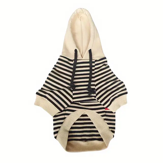 Stripe Hooded Sweater