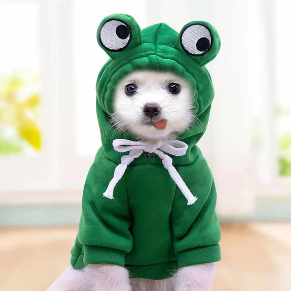 Frog Hoodie Pet Costume