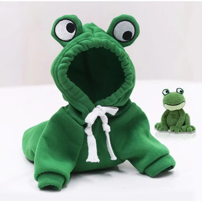 Frog Hoodie Pet Costume