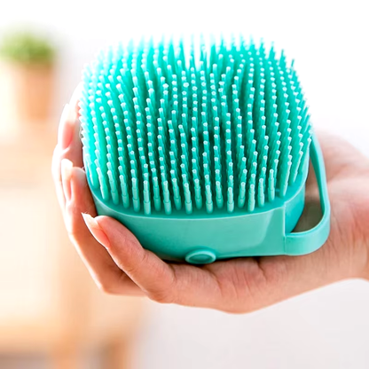 Shampoo Dispensing Silicone Bath Brush