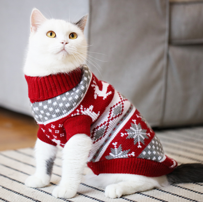 Christmas Knit Sweater for Dachshunds, Corgis, & Cats