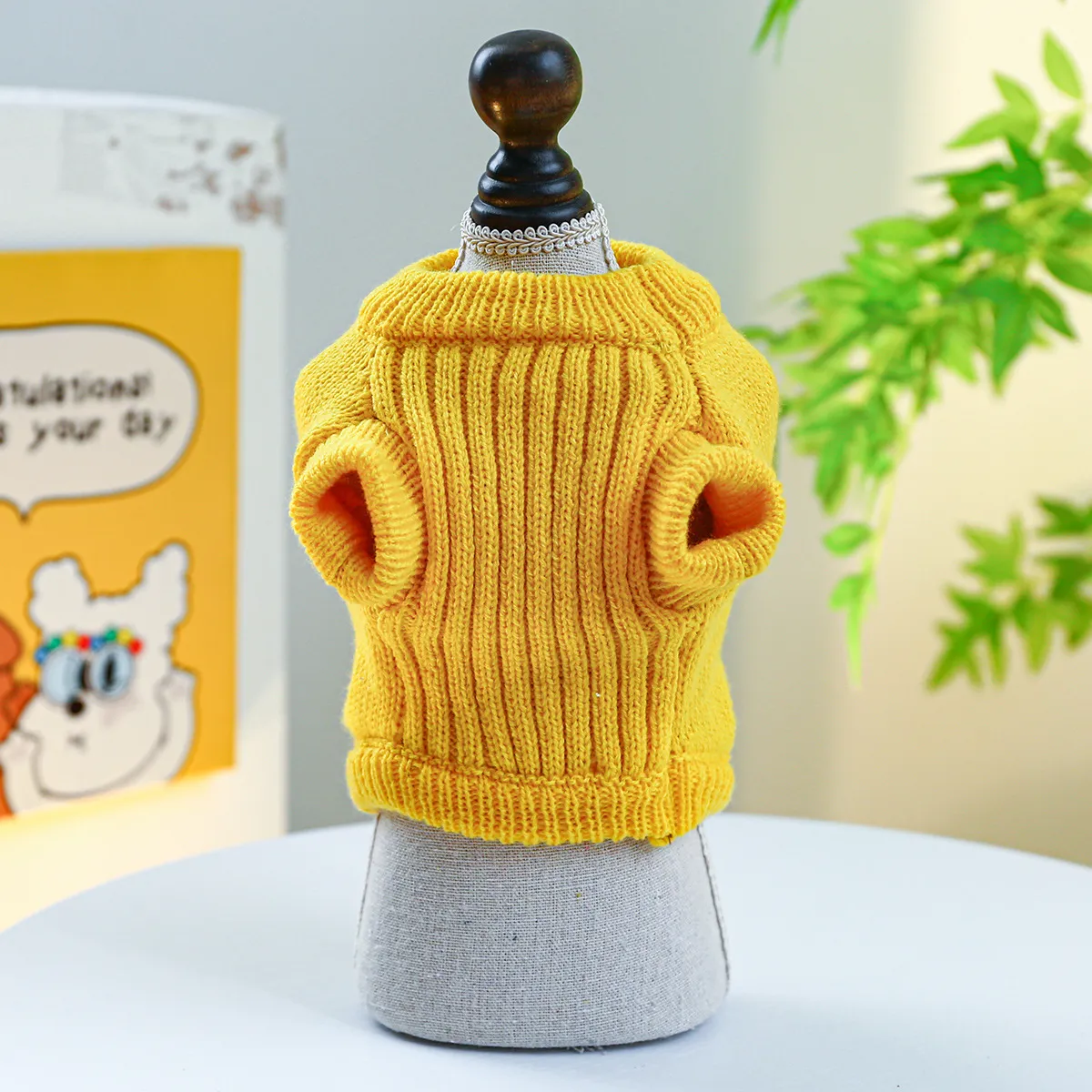 Cute Dino Knit Sweater