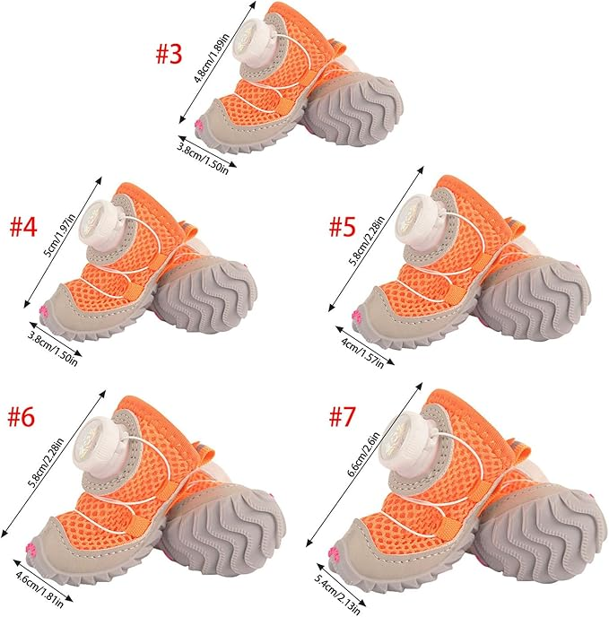 Twisty-Style Mesh Dog Shoes