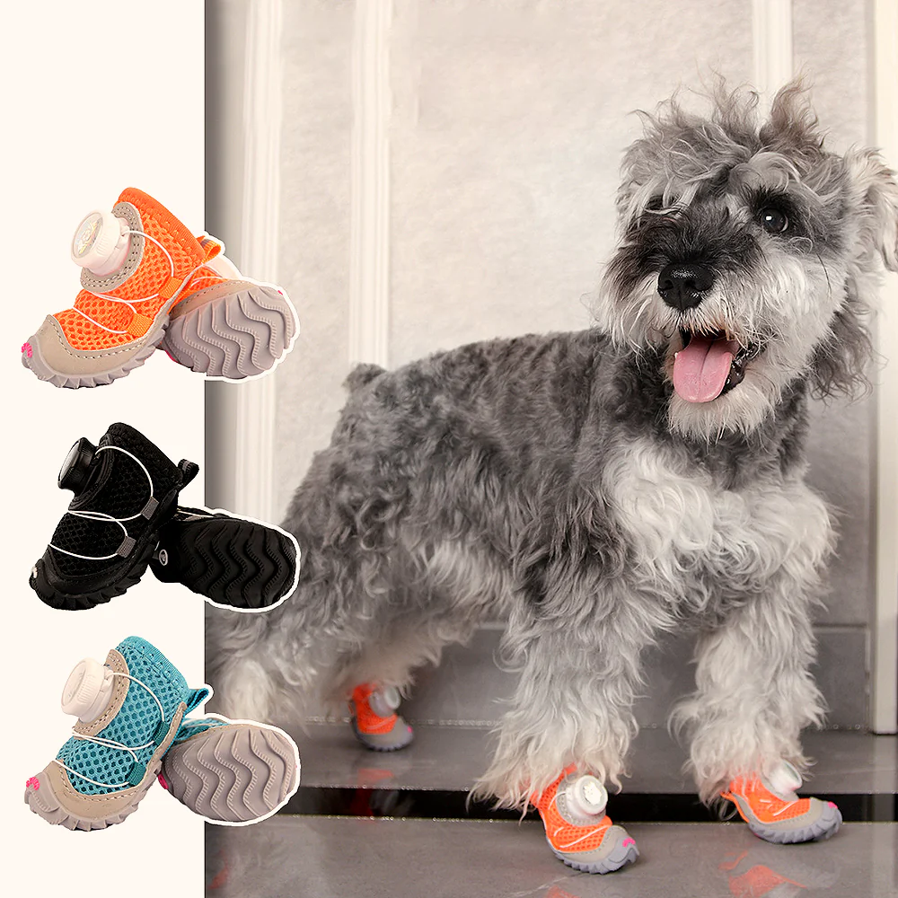 Twisty-Style Mesh Dog Shoes