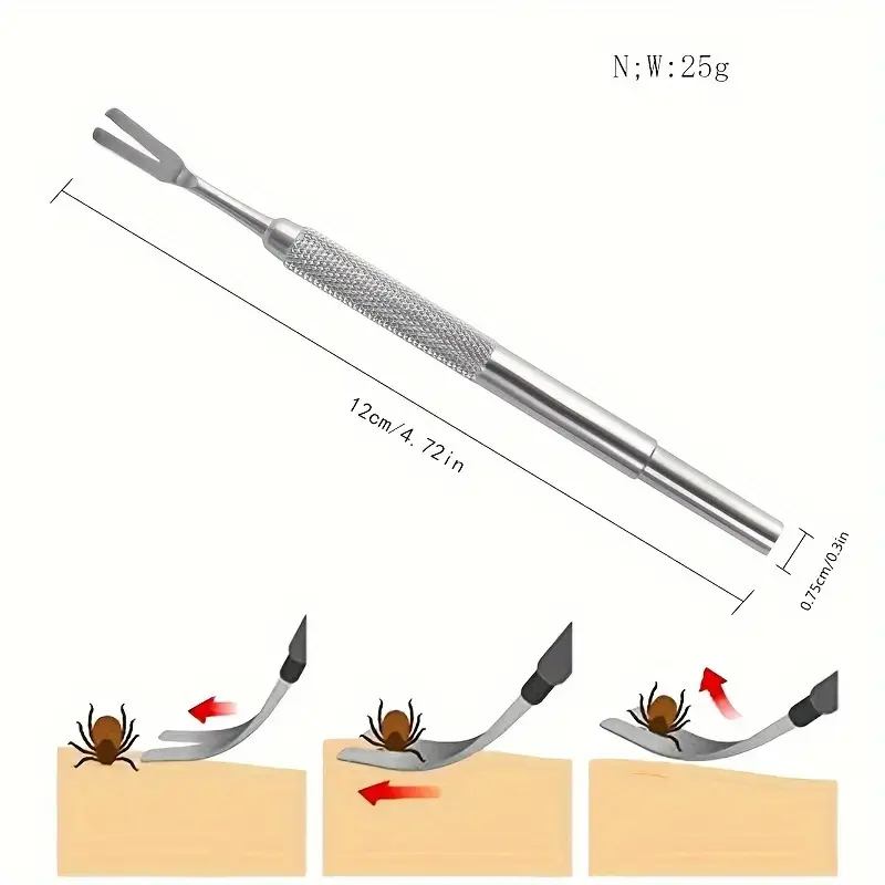 Professional Medical Stainless Steel Tick Remover