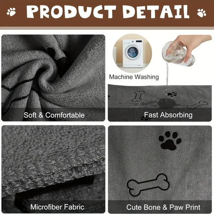 CozyLuxe Microfiber Quick-Dry Towel