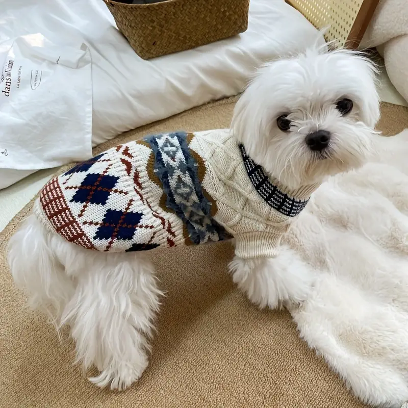 Handmade Diamond Winter Sweater