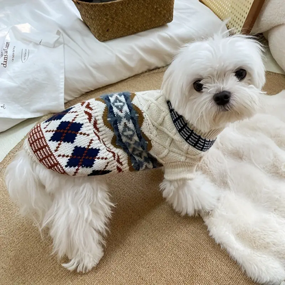 Handmade Diamond Winter Sweater