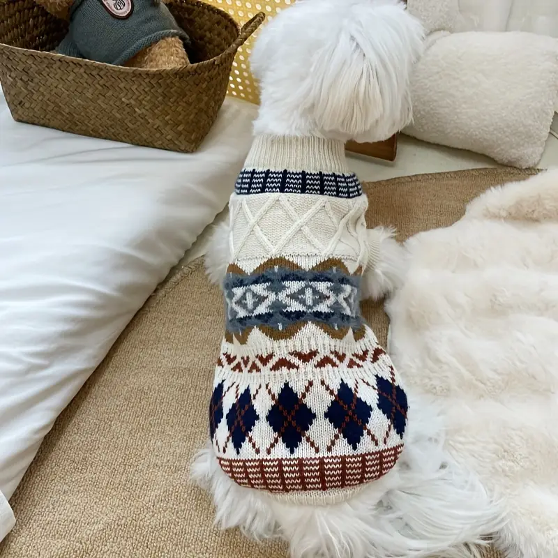 Handmade Diamond Winter Sweater
