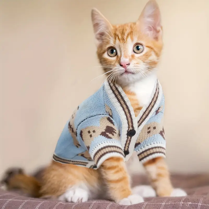 Soft Knitted Bear Cardigan