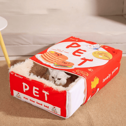 Japanese Sushi Pancake Box Cat Nest - PawPlaza