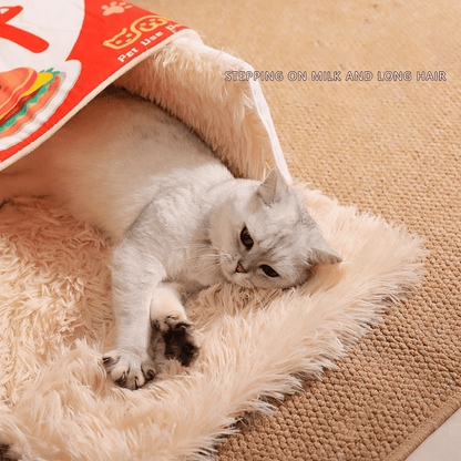 Japanese Sushi Pancake Box Cat Nest - PawPlaza