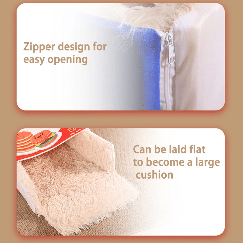 Japanese Sushi Pancake Box Cat Nest - PawPlaza