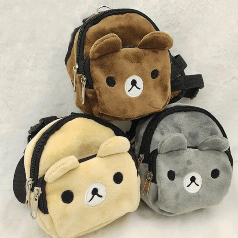 Little Bear Snack Harness Dog Backpack - PawPlaza