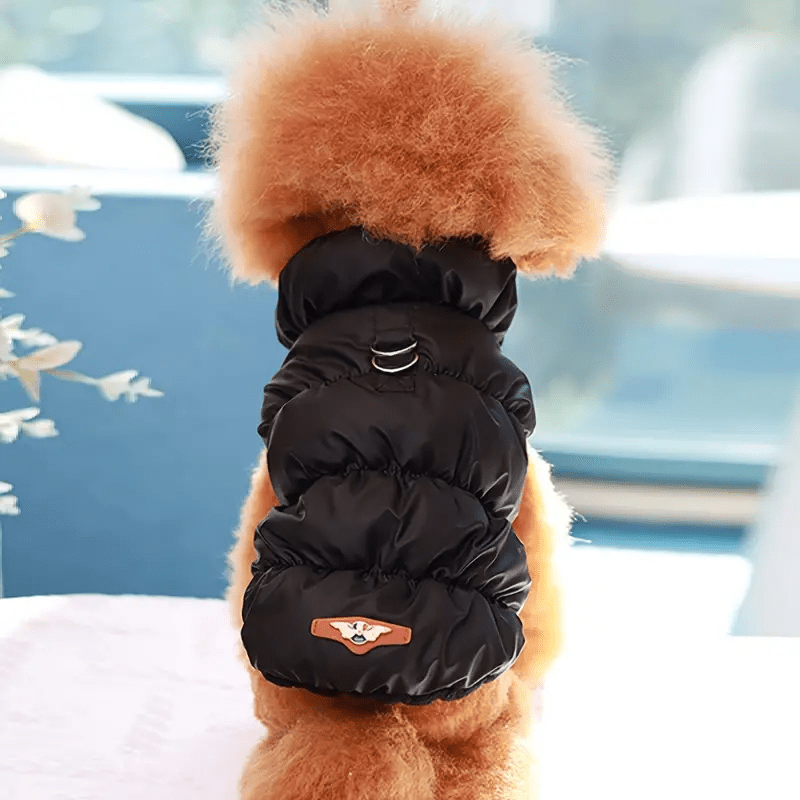Macaron Puffer Harness Vest - PawPlaza