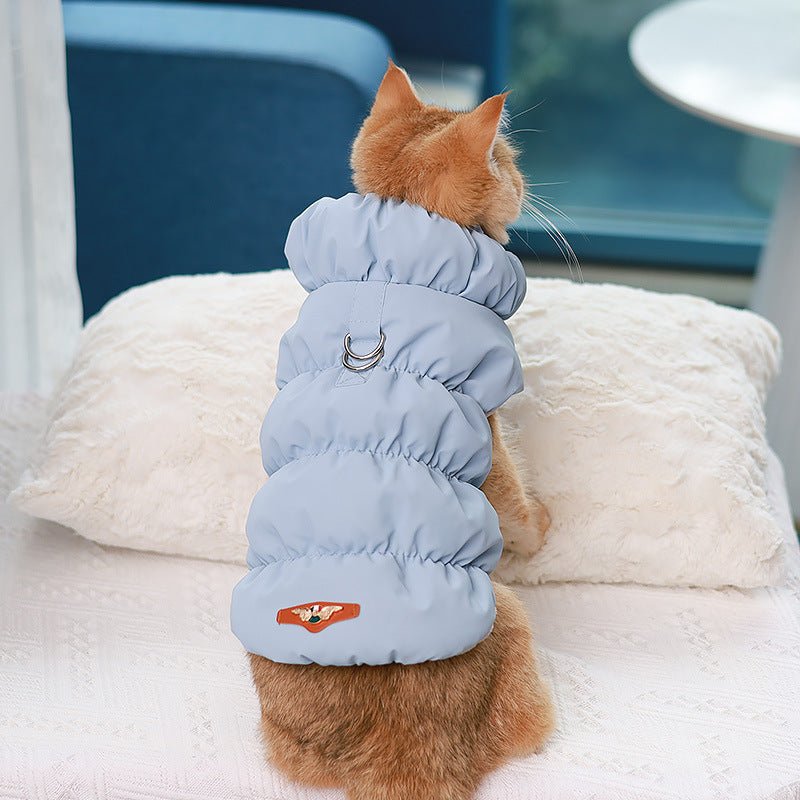 Macaron Puffer Harness Vest - PawPlaza