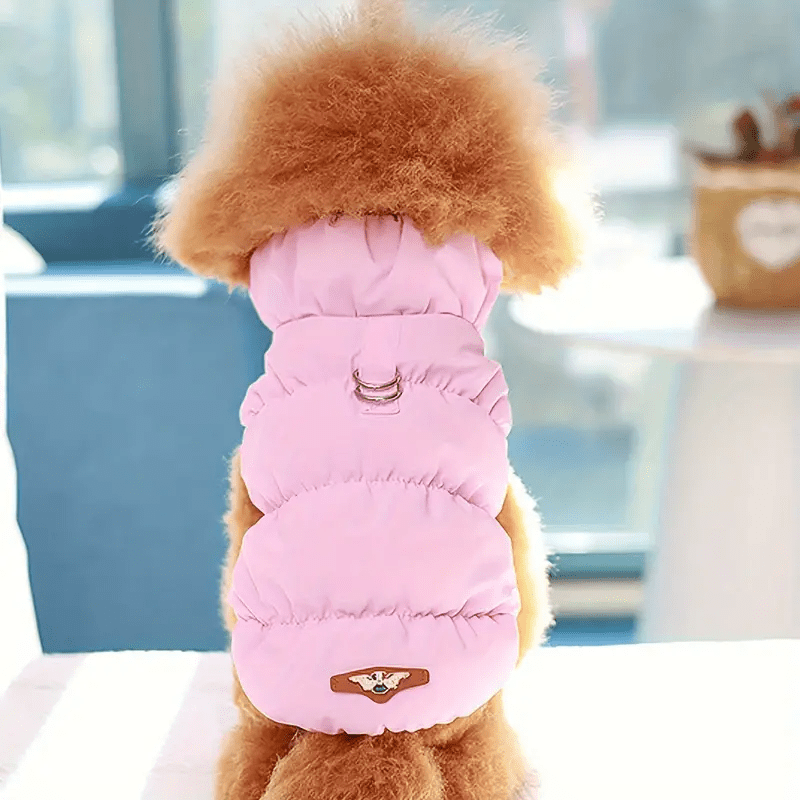 Macaron Puffer Harness Vest - PawPlaza