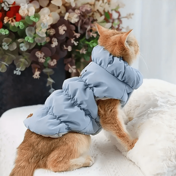 Macaron Puffer Harness Vest - PawPlaza