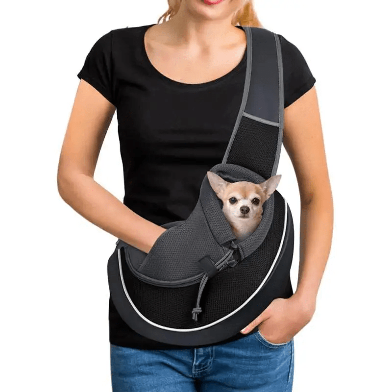 Mesh Puppy Shoulder Bag - PawPlaza