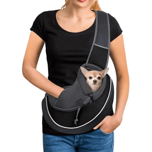 Mesh Puppy Shoulder Bag - PawPlaza