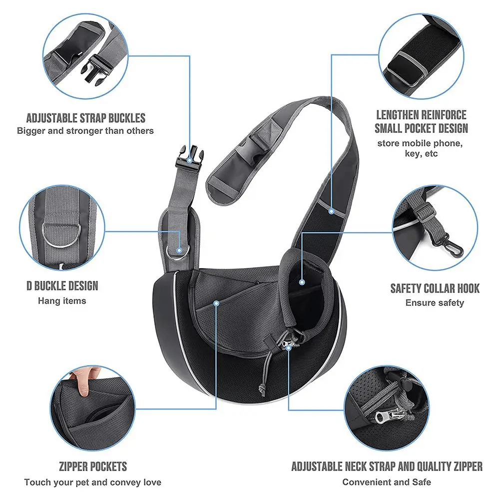 Mesh Puppy Shoulder Bag - PawPlaza