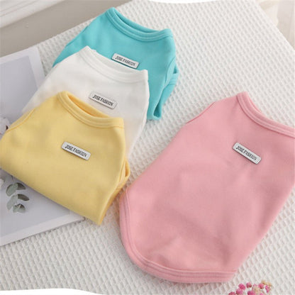 Milky Cloud Cotton Tees - PawPlaza