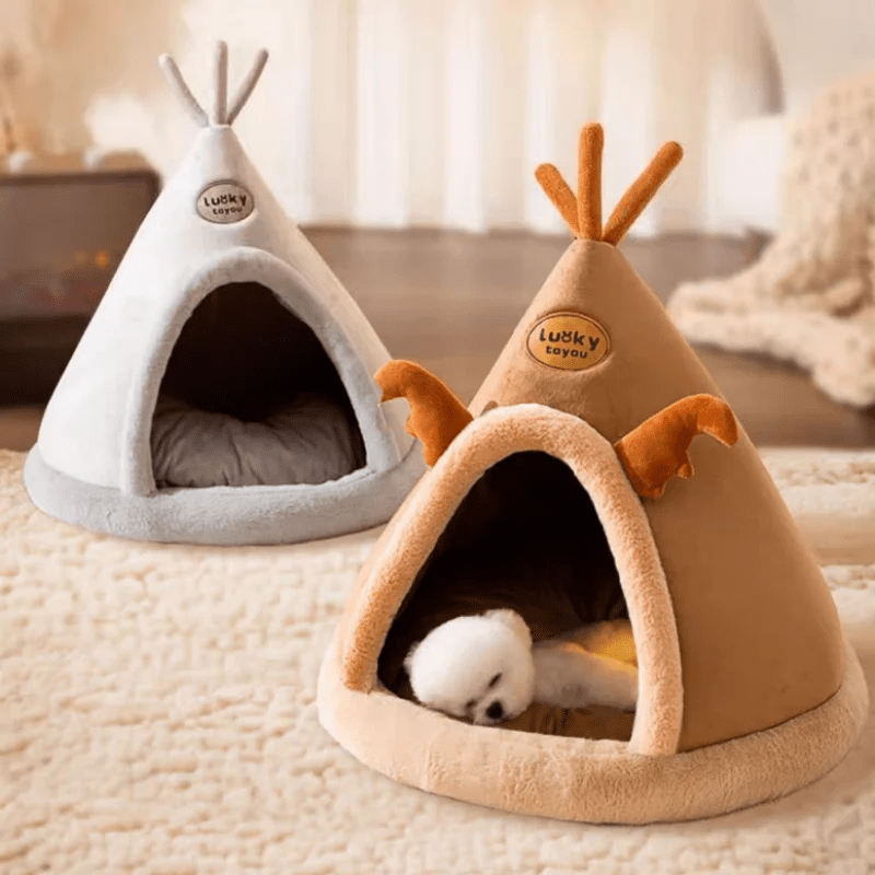 Mongolian Elk Pet Tent - PawPlaza