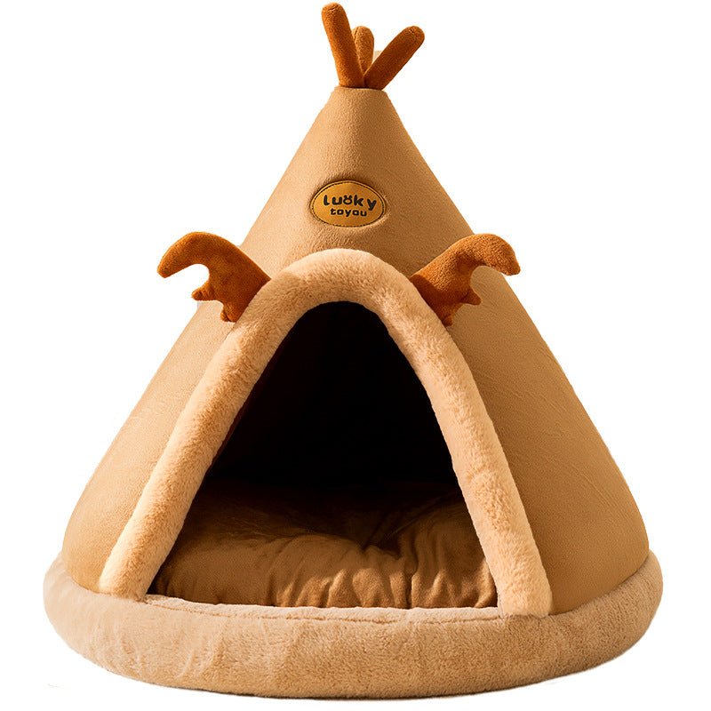 Mongolian Elk Pet Tent - PawPlaza