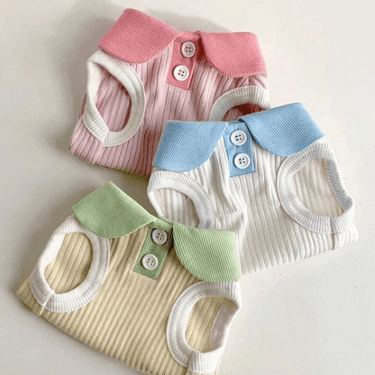 Pastel Color Puppy Shirts - PawPlaza