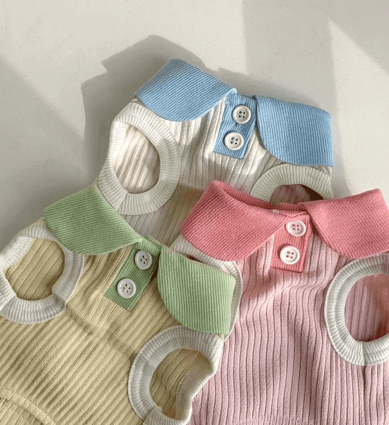 Pastel Color Puppy Shirts - PawPlaza