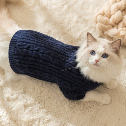 Plush Knit Sweater - PawPlaza