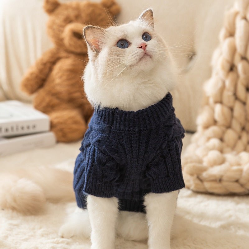 Plush Knit Sweater - PawPlaza