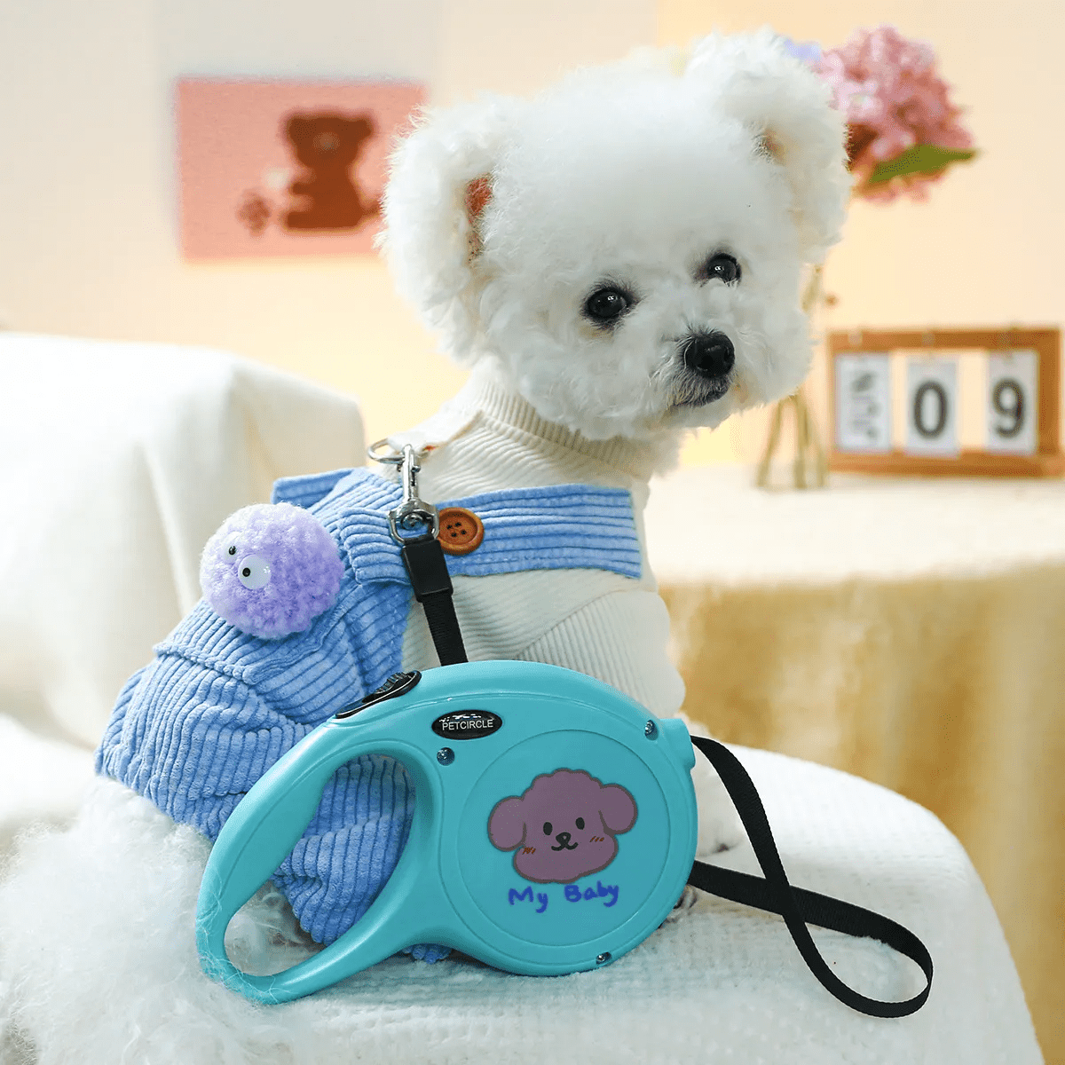 Pom - Pom Corduroy Overalls - PawPlaza